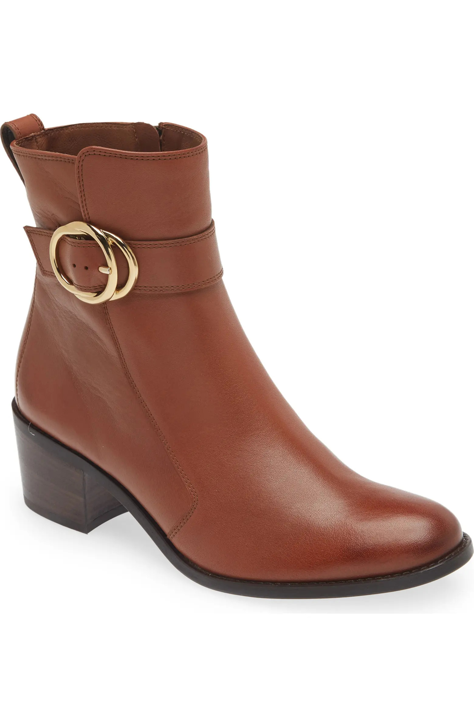 Vanessa Block Heel Bootie (Women) | Nordstrom Rack