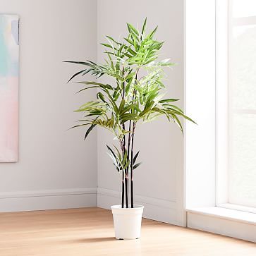 Faux Potted Green Fern Plant Tree | West Elm (US)