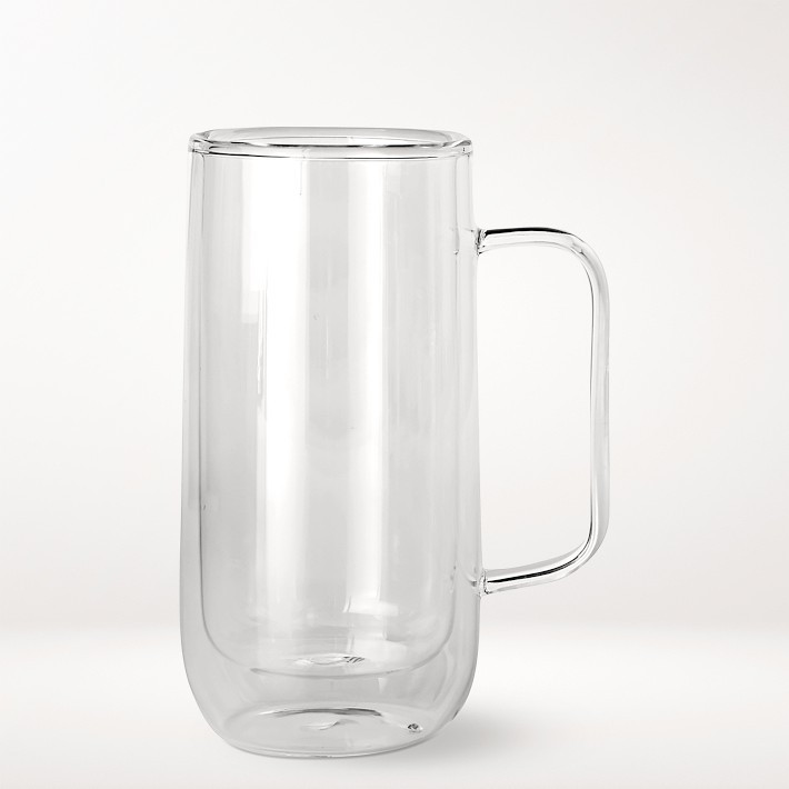Double-Wall Glass Tall Coffee Mugs | Williams-Sonoma