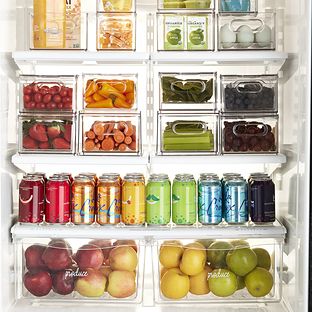 The Home Edit by iDesign Fridge Storage Solution | The Container Store