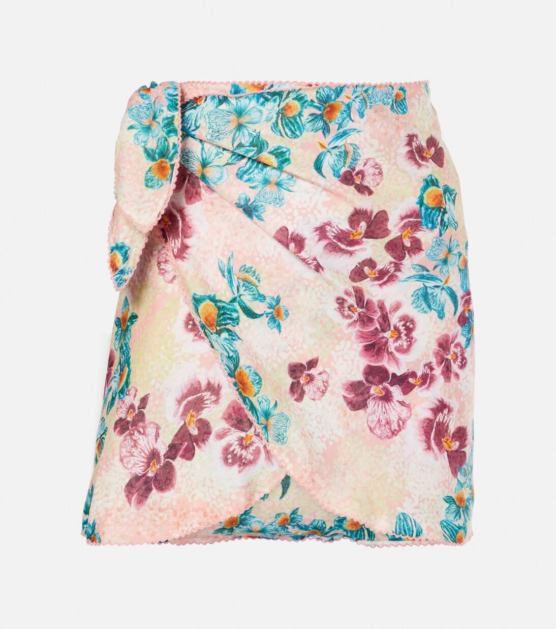 Agustina Prado linen beach cover-up | Mytheresa (UK)