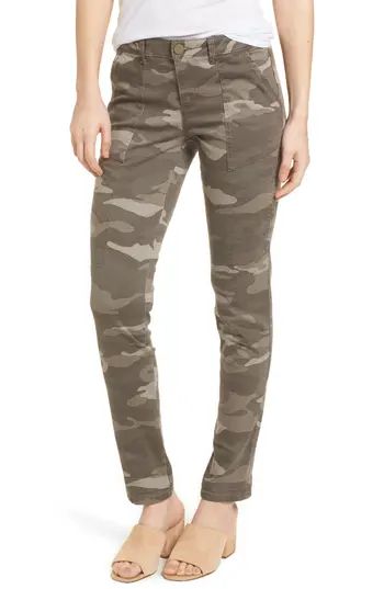 Women's Wit & Wisdom Twill Camo Cargo Pants | Nordstrom