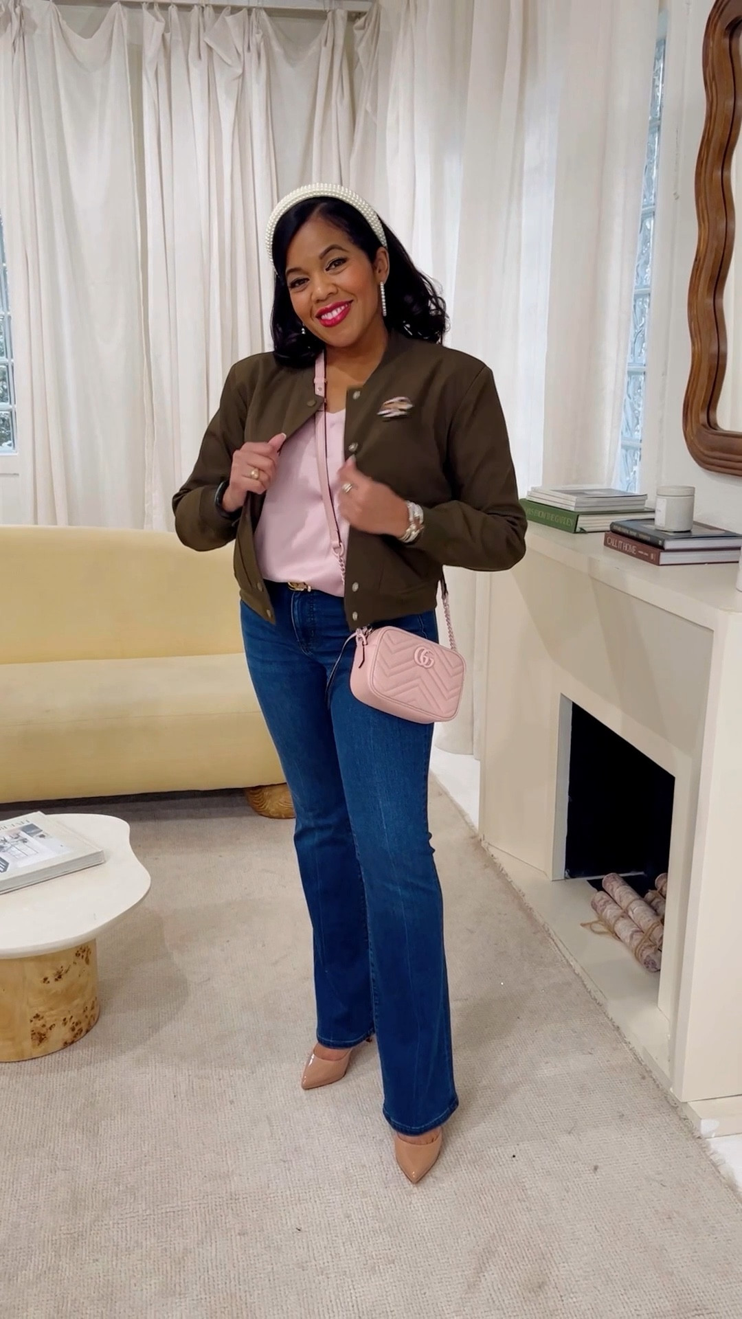 This bomber jacket is stylish and on sale! Dress up looks with denim or wear with a pair of pants for a cute work outfit.

#LTKFindsUnder50 #LTKSaleAlert