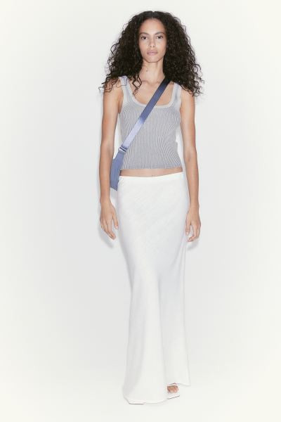 Rib-knit vest top | H&M (UK, MY, IN, SG, PH, TW, HK)