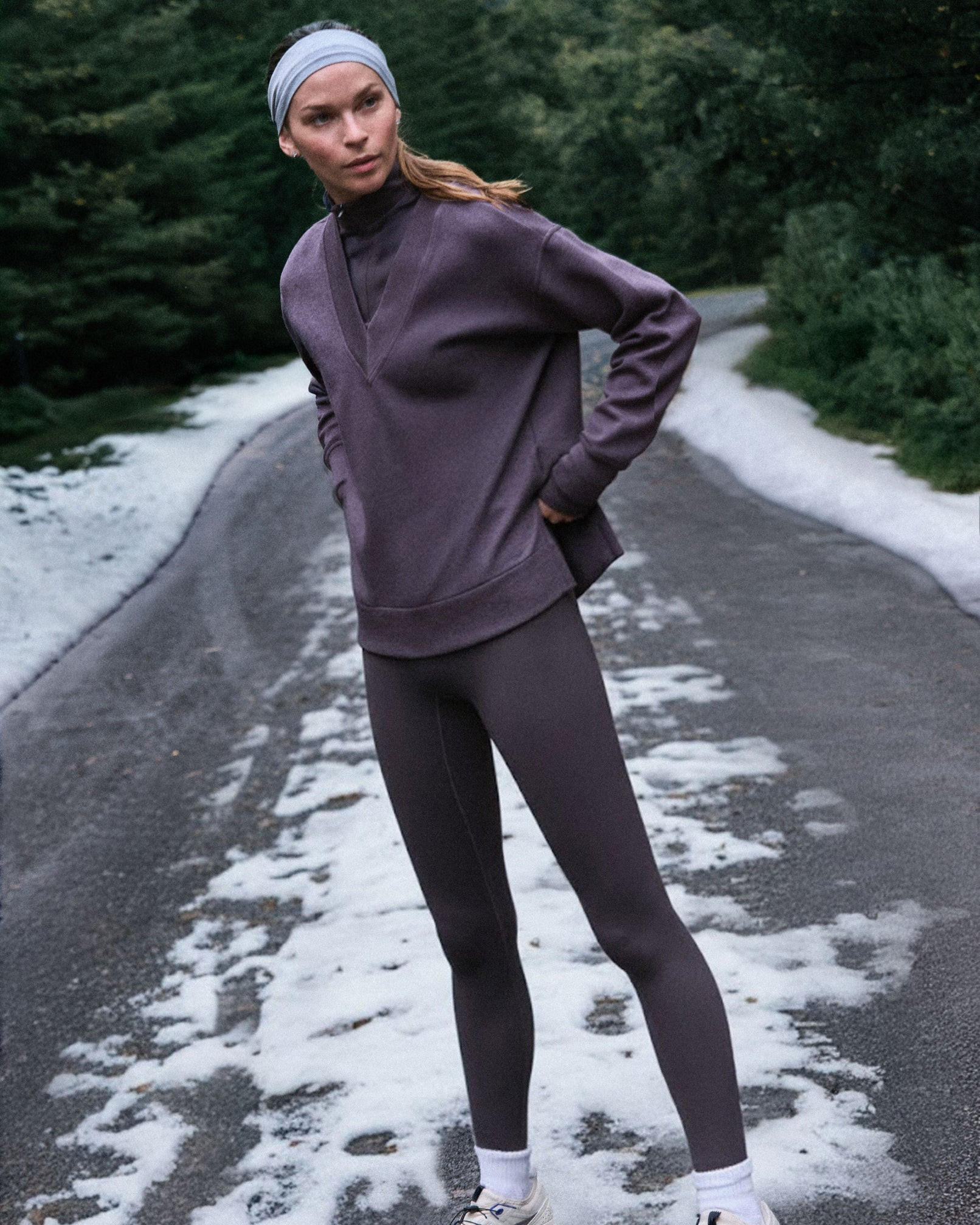 Brushed Full-Length Leggings | Spanx