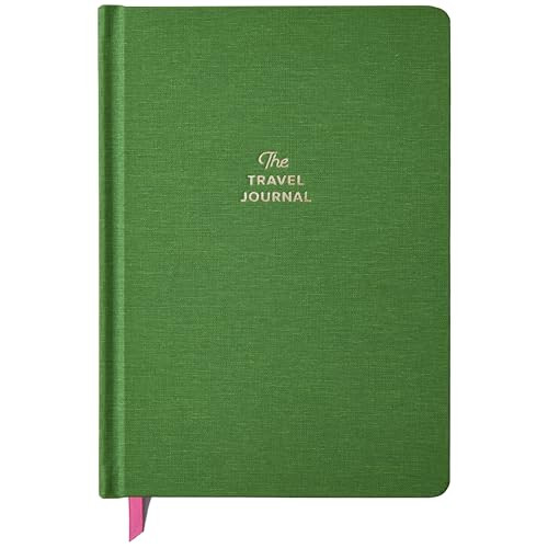 Kunitsa Co. Travel Journal - Guided Notebook for Travelers to Plan & Reflect on Vacations & Trips. Keepsake Travel Gift, Basil Green | Amazon (US)