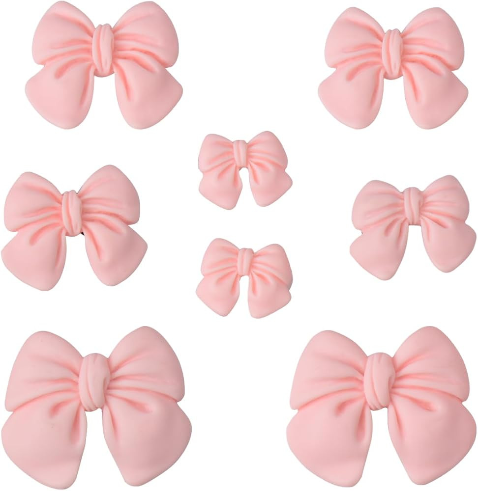 Bling Shoe Charms Cute Shoes Decorations for Women Pearl Chains Pink Shoe Accessories Flower Shoe... | Amazon (US)