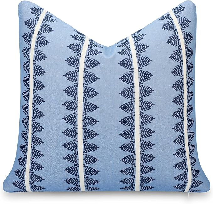 Crumbs Home California Casual Coastal Indoor Outdoor Throw Pillow Cover, 20"x20" Water Repellent ... | Amazon (US)