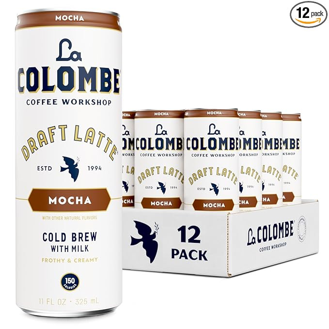La Colombe Coffee, Mocha Draft Latte, 11 fl oz Cans (Pack of 12), Coffeehouse Quality Cold Brew, ... | Amazon (US)