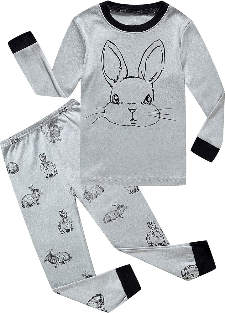Family Feeling Little Boys Girls Child Pajamas Sets 100% Cotton Toddler Pjs | Amazon (US)