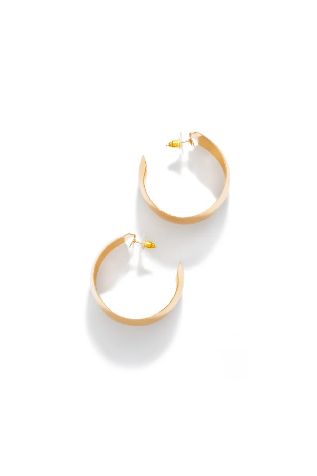 Micah - Gold | Chunky Hoop Earring | MISS LOLA