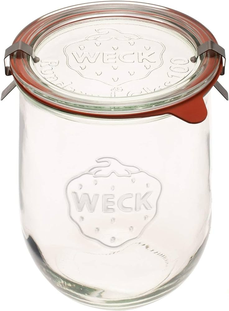 WECK Jar 1 Sour Dough Starter Jars for Sourdough              
 Weck 745  

 1 Liters | Amazon (US)