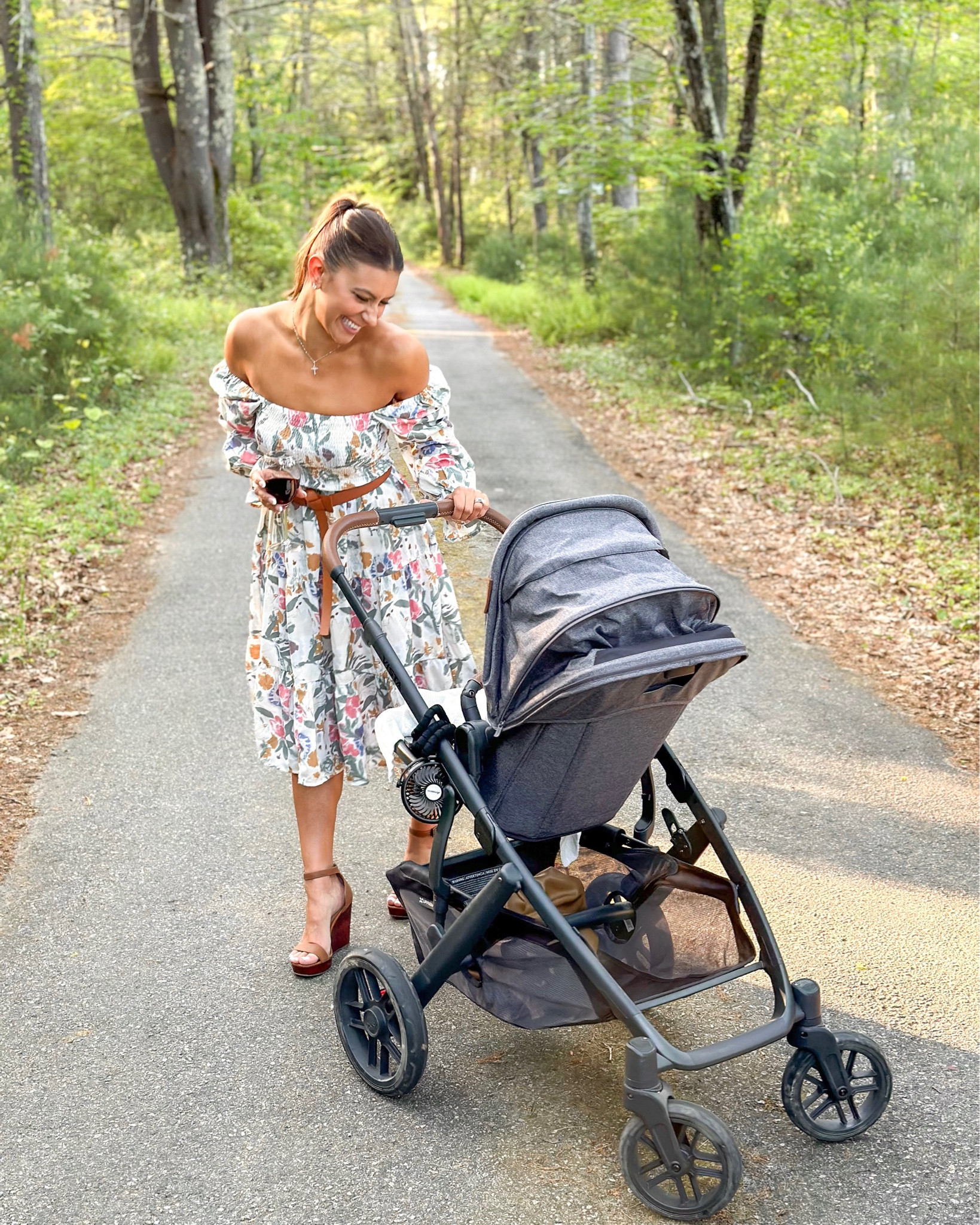 Springtime wedding guest 💐 

•may wedding, off the shoulder dress, amazon finds, wedding season, backyard wedding, brown leather waist belt, uppa baby, vista 2, baby stroller 

#LTKwedding #LTKbaby #LTKfamily