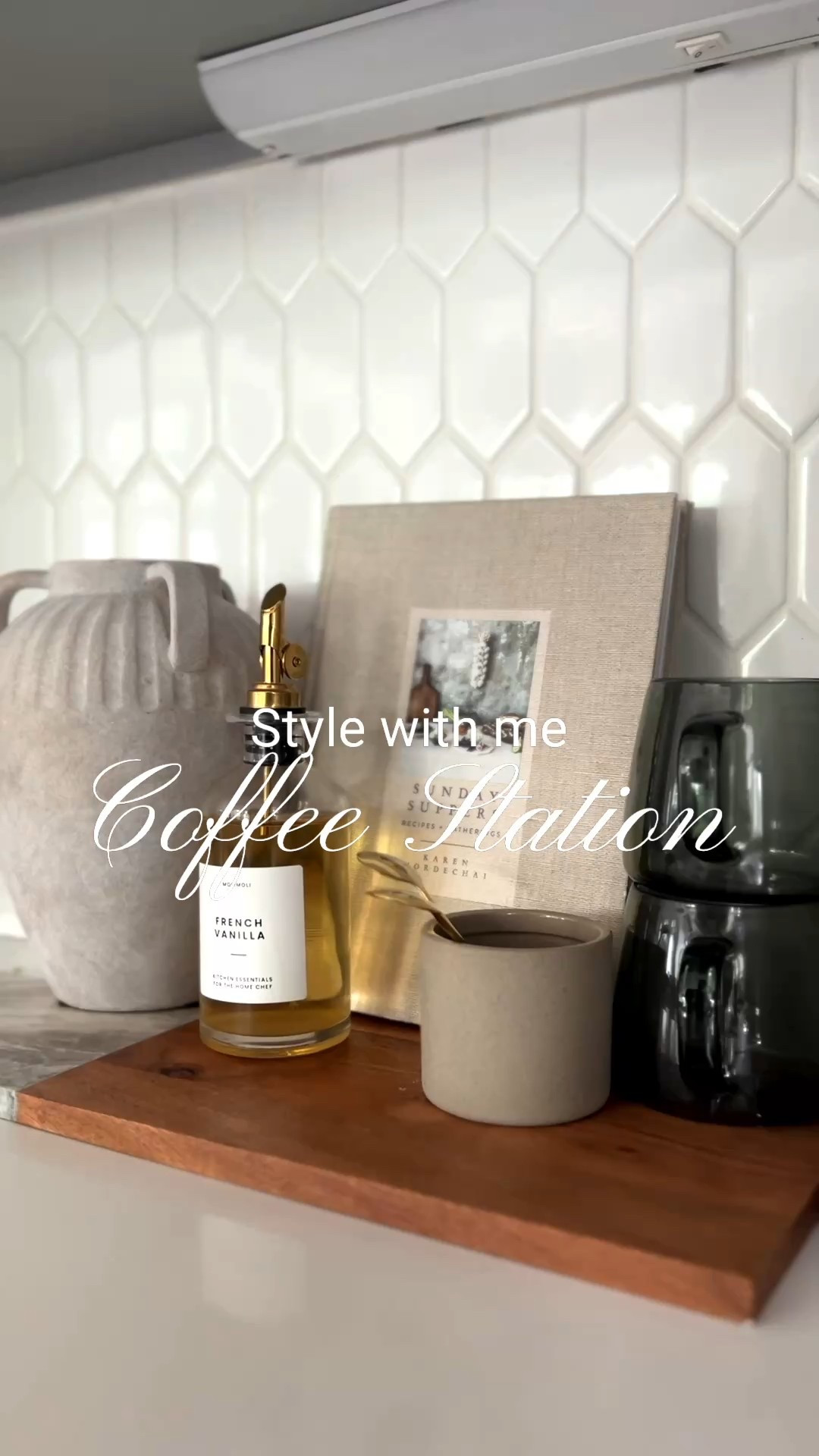 Coffee station, neutral home, home decor, coffee bar, kitchen decor, modern organic

#LTKSummerEdit #LTKHome