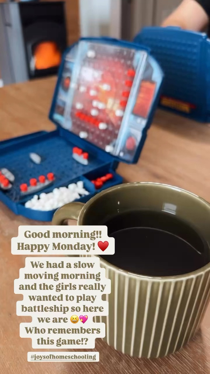 Happy Monday!! ♥️ slow going morning… hot tea… family game time! #joysofhomeschooling #homeschool #homeschoollife

#LTKFamily #LTKKids #LTKHome