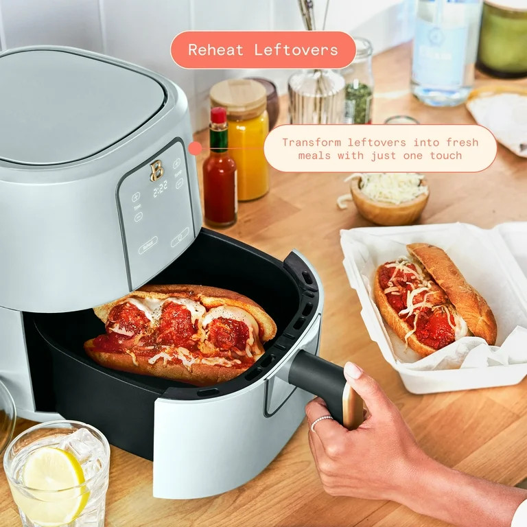 Beautiful 3 Qt Air Fryer with TurboCrisp Technology, EverGood™ Ceramic Nonstick Coating, Hydran... | Walmart (US)