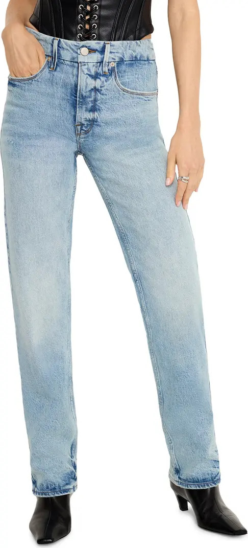 Good Icon High Waist Straight Leg Jeans | Nordstrom