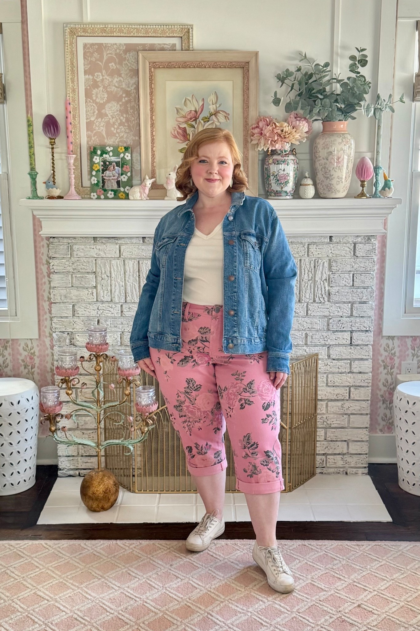 Floral Capris Spring Outfit Idea 🌸

Lane Bryant petite denim capris 16, denim jacket, ribbed tank, keds sneakers