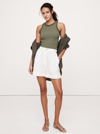 Ribbed Cutaway Tank | Banana Republic (CA)