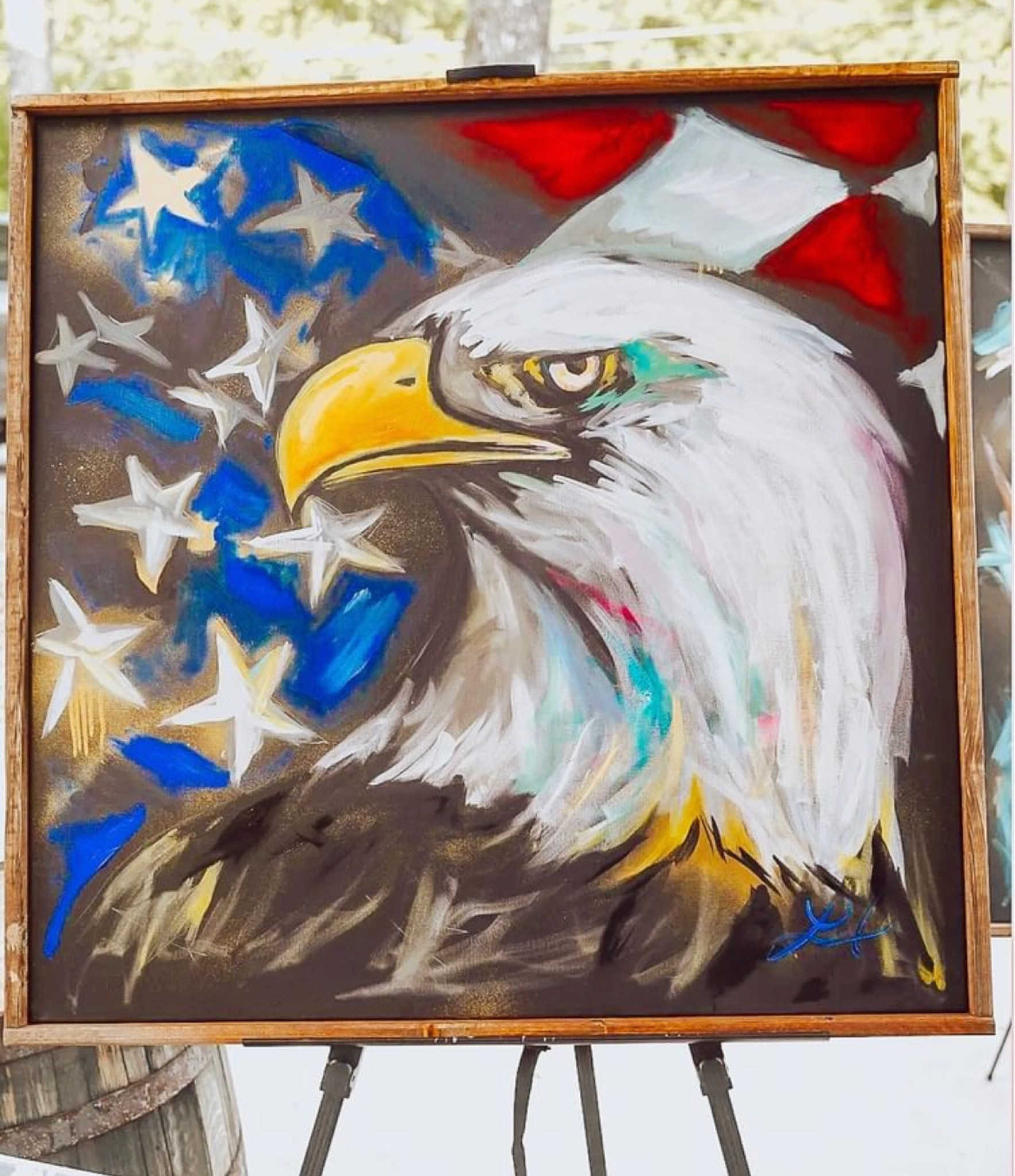 God bless America. ❤️🤍💙
My favorite painting to paint. Shop my art at www.lauraashleyliveart.com/shop

#LTKSeasonal