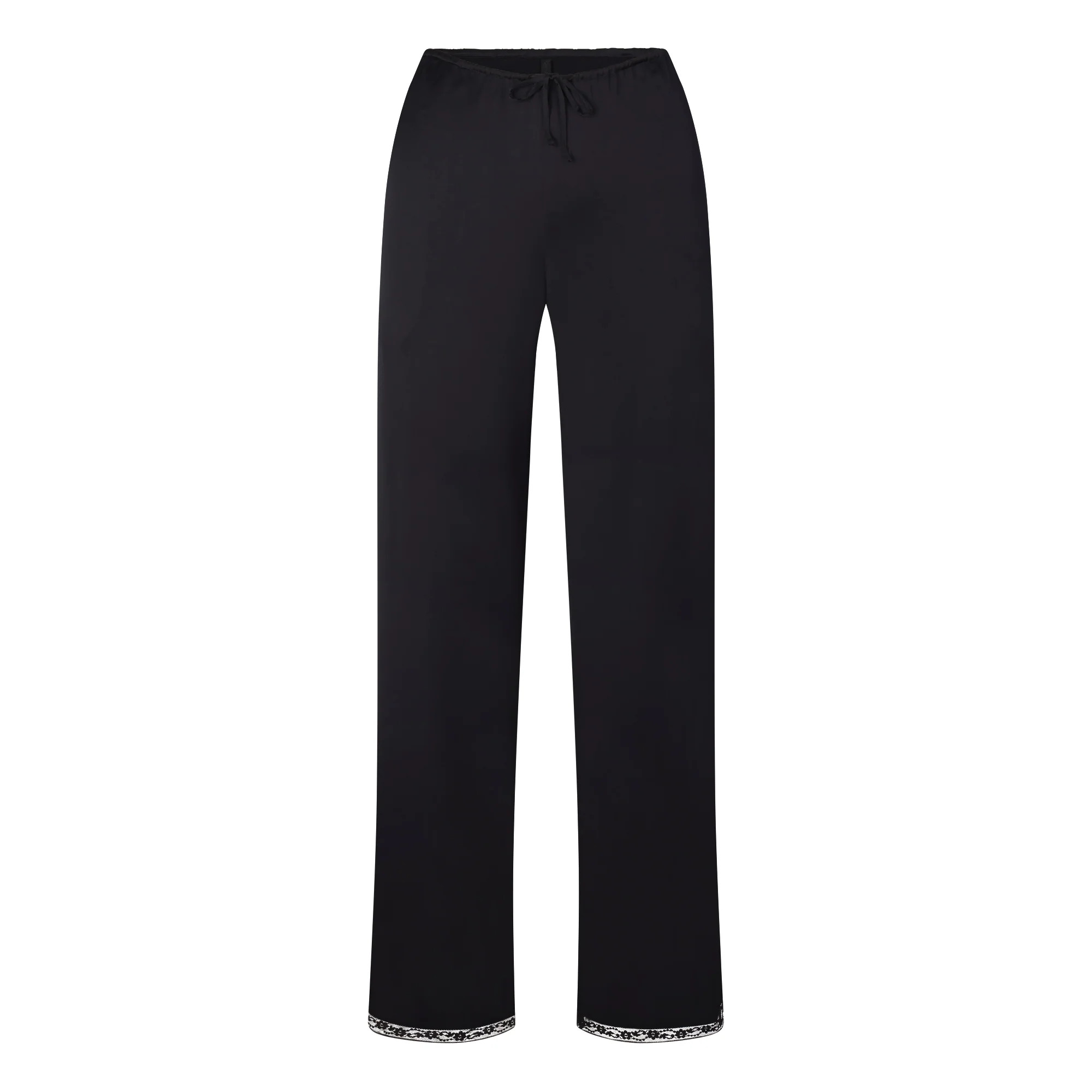 WOVEN SHINE LACE PANT | ONYX | SKIMS | SKIMS (US)
