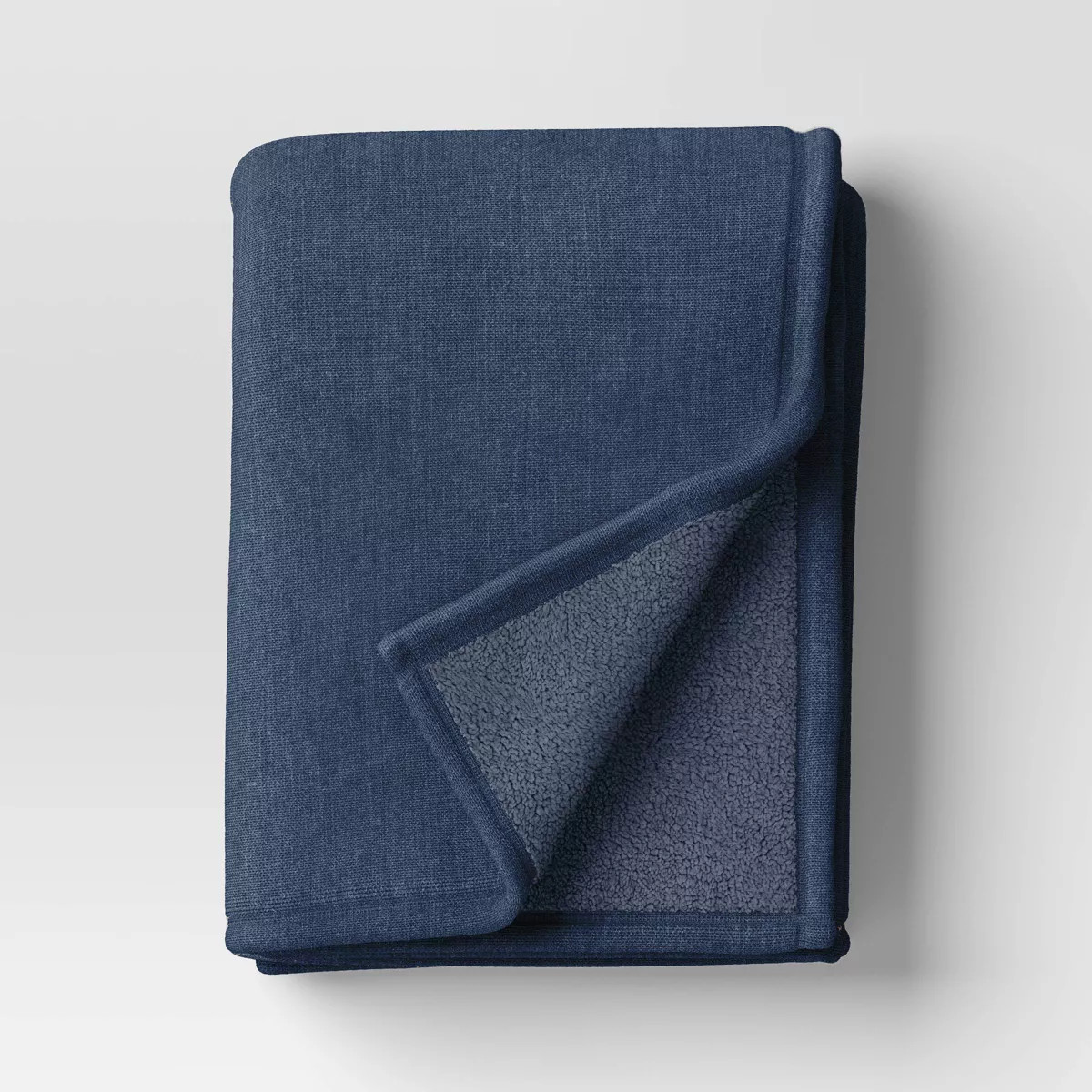 Chenille Throw Blanket with Faux Shearling Reverse - Threshold™ | Target