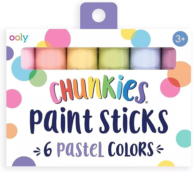 Ooly Chunkies Twistable Tempera Paint Sticks For Kids, No Mess Kids Art Supplies for Kids 4-6, Me... | Amazon (US)