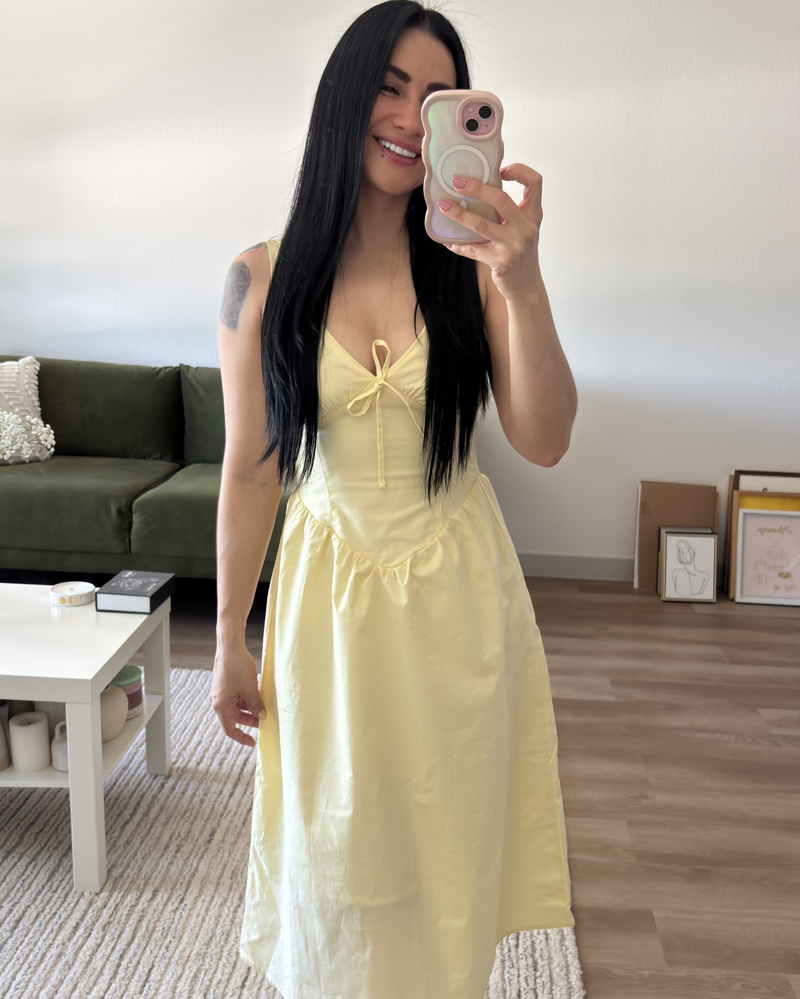 Yellow spring dress • Spring outfit • Midi dress • Feminine style • Soft girl aesthetic • Teacher outfit • Modest look • Easy everyday style • XS sizing • 💛✨🌸

#LTKPetite #LTKootd #LTKU