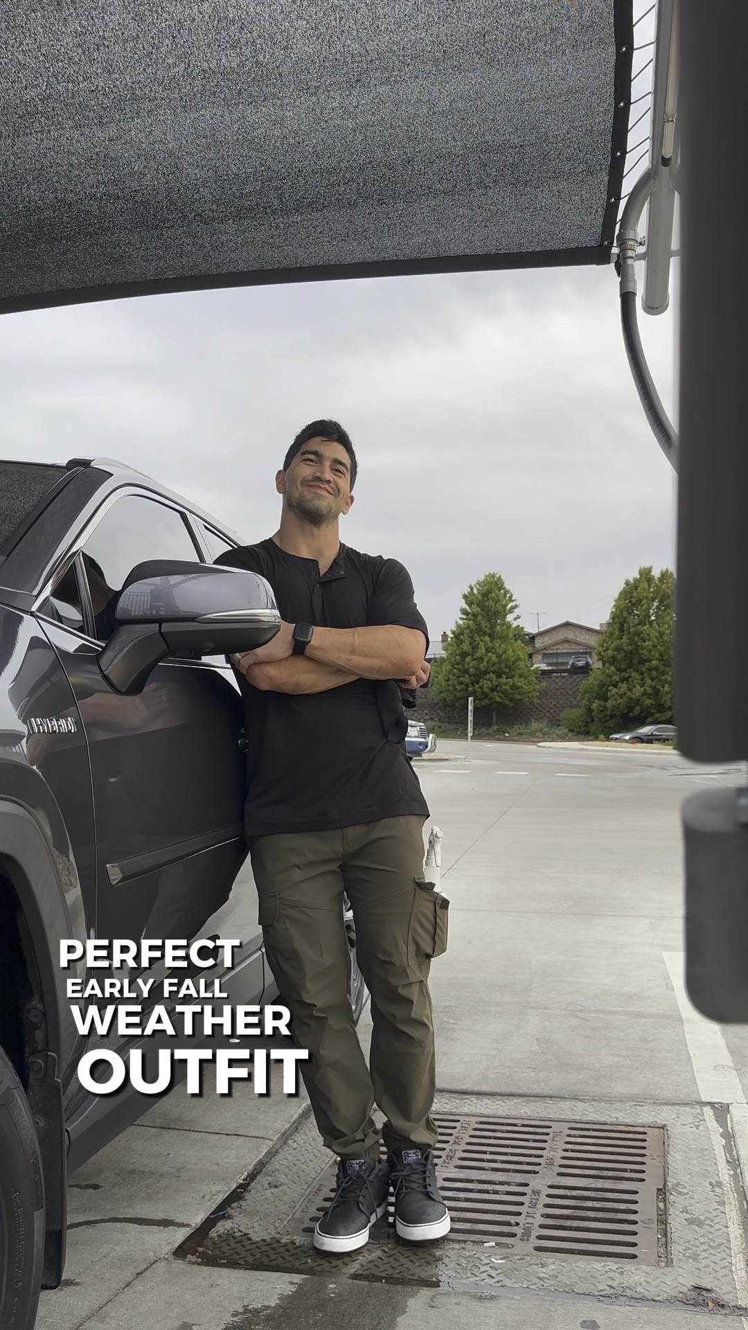 This outfit is one of my favorites right now. The cargo joggers from Puli are extremely comfortable with their 4-way stretch, multiple colors and can be found on Amazon which I have linked. This short sleeve black Henley tee is from Old Navy and is not only stylish but so soft and affordable. The shoes are Nike Janoski mid-top model but any of the Janoski styles are great shoes that can be both casual or classy.

Men’s clothing
Men’s shoes
Men’s fall clothing 
Men’s joggers 
Men’s fashion 
Casual wear

#LTKmens #LTKstyletip #LTKVideo