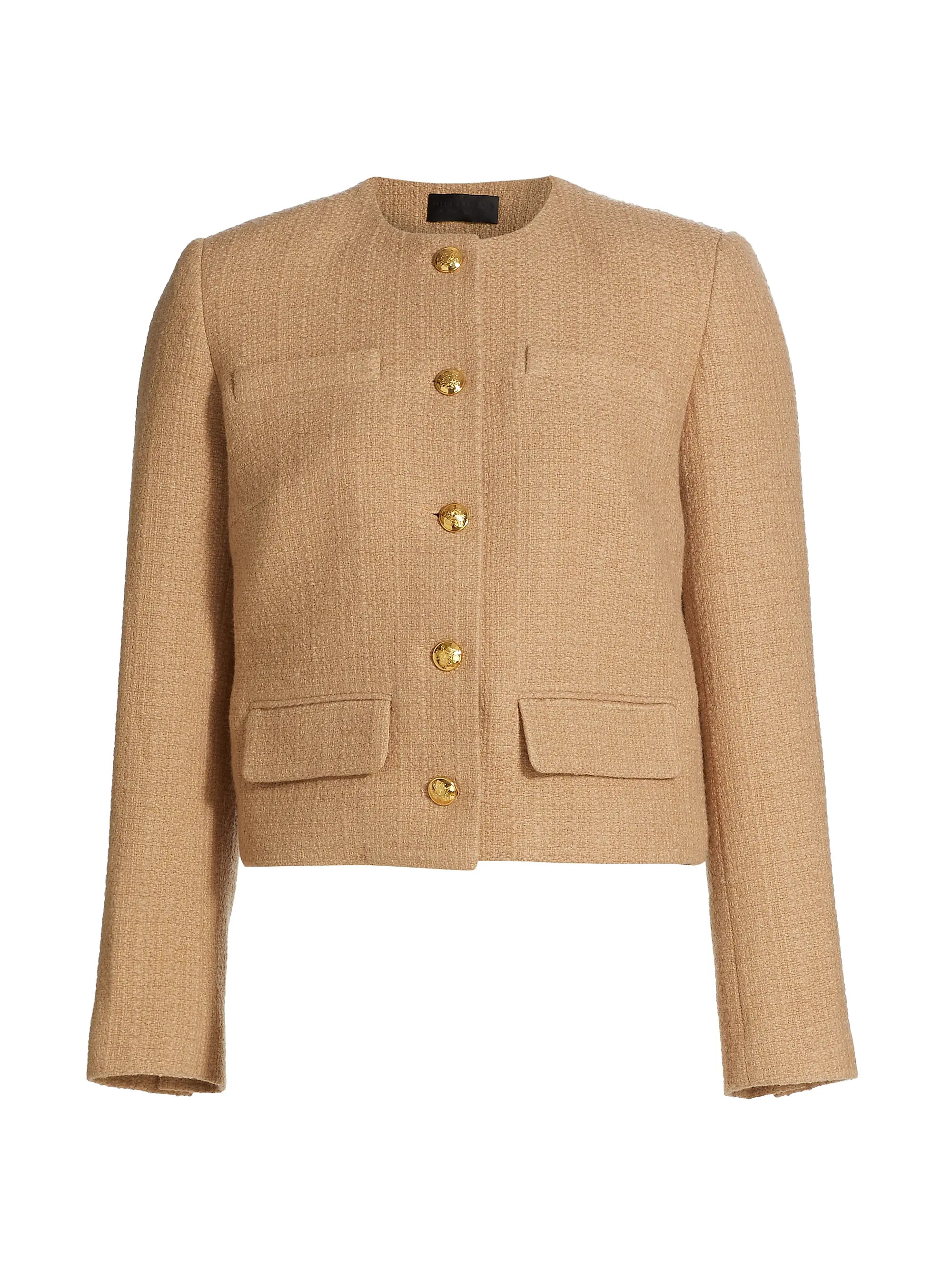 Paige Cropped Bouclé Jacket | Saks Fifth Avenue