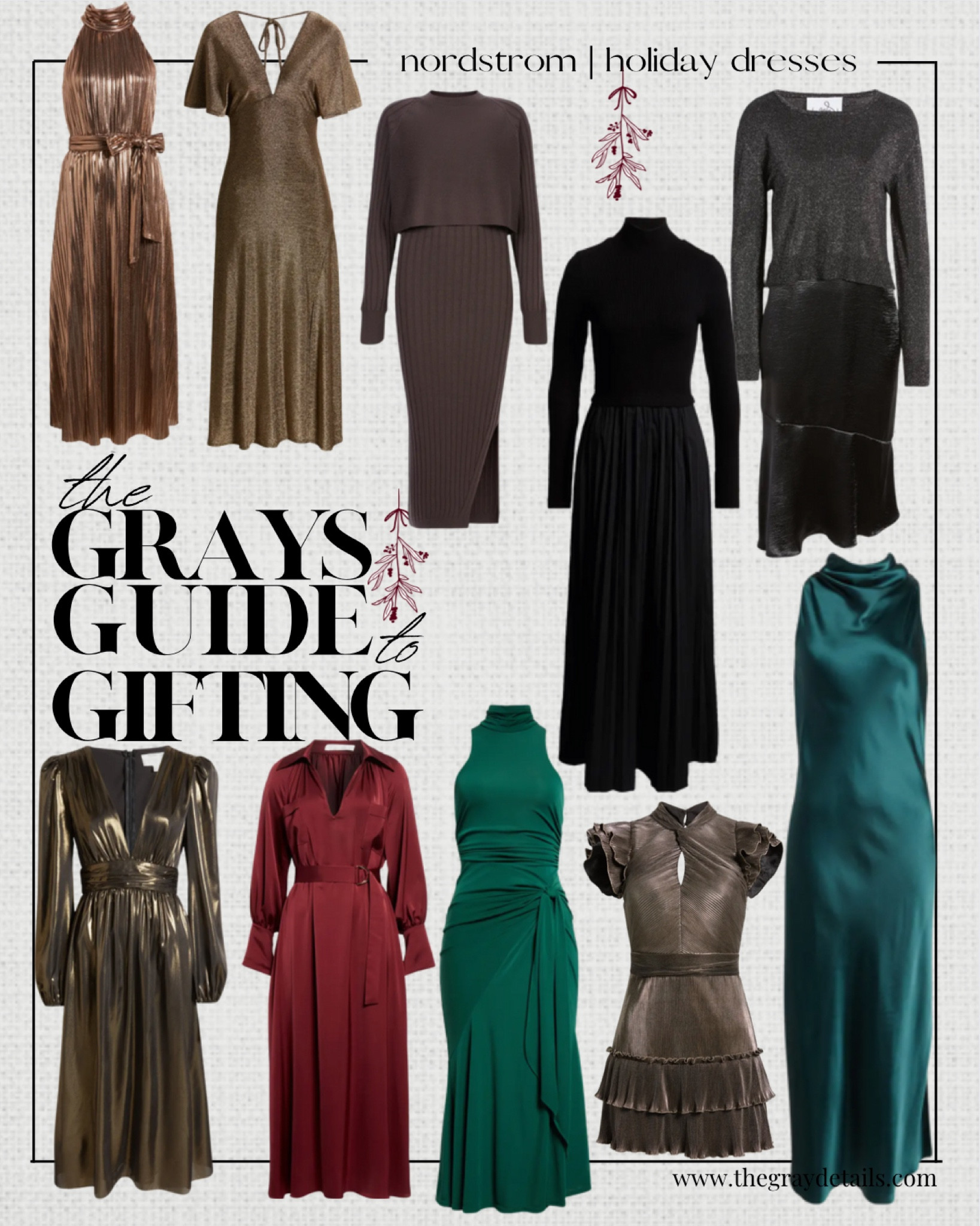 Nordstrom holiday dresses 

Maxi dress, cocktail dress, winter outfit, formal, green, red, gold, metallic 

#LTKGiftGuide #LTKHoliday #LTKparties
