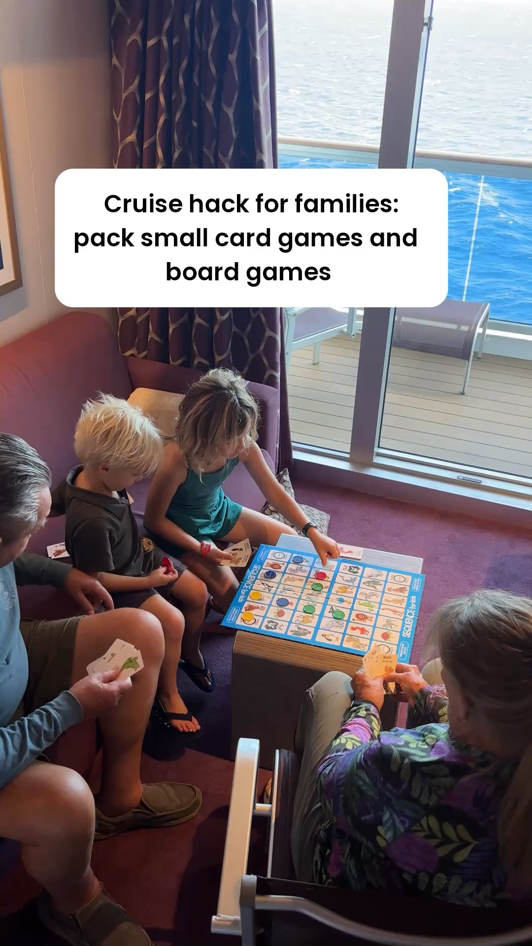 Don’t stop at one game—these are our favorite easy-to-pack travel wins 🧳

“Hurry Up Chicken Butt,” family charades, and Sequence for Kids are all lightweight, simple, and guaranteed to get everyone laughing.

Perfect for cabins, downtime, and rainy cruise days—no screens required.

#LTKTravel #LTKmomlife #LTKKids