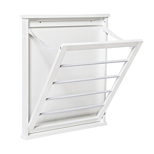 Honey-Can-Do DRY-04446 Small Wall-Mounted Drying Rack, White | Amazon (US)