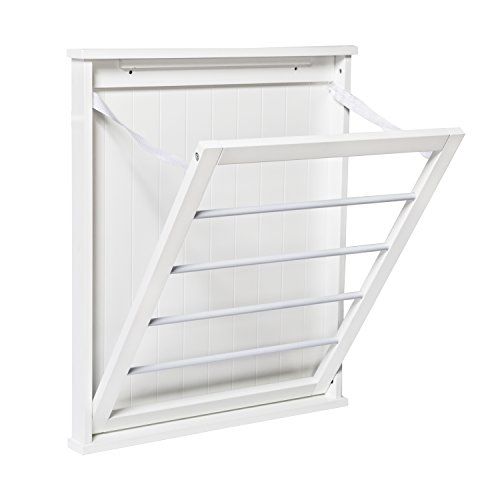 Honey-Can-Do DRY-04446 Small Wall-Mounted Drying Rack, White | Amazon (US)