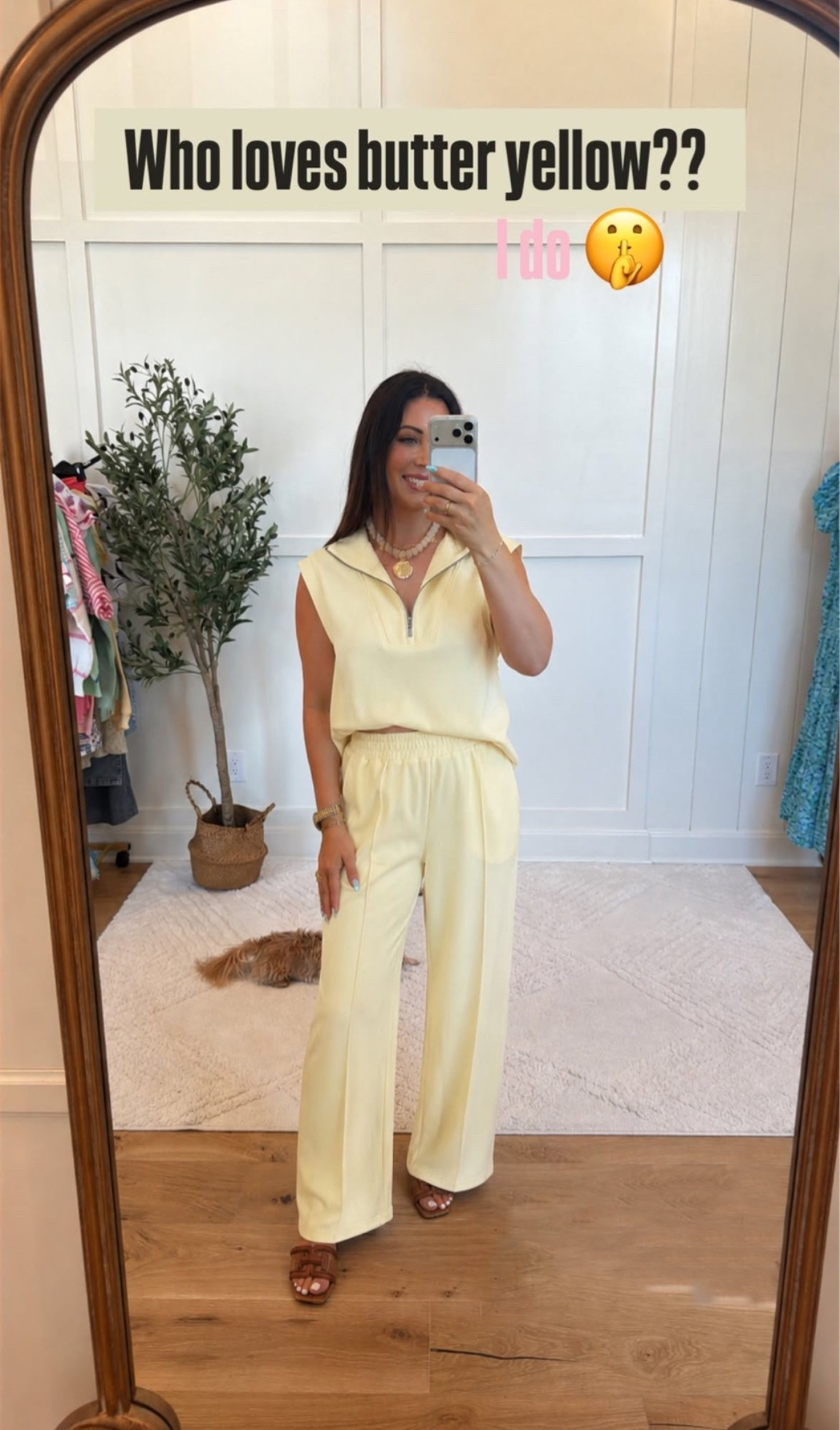 Butter yellow is having a moment and this set is too good to pass up! 💛 It’s lightweight, comfy, and looks so much more expensive than it is. Perfect for brunch, vacation, or just looking put together with minimal effort.

For reference I’m 5’4”, 140 lbs, and wearing a small!

#LTKStyle #LTKFinds #SummerStyle #MatchingSet #ButterYellow #VacationStyle #AmazonFashion #OOTD #NeutralStyle

#LTKdayinmylife #LTKmomlife #LTKootd