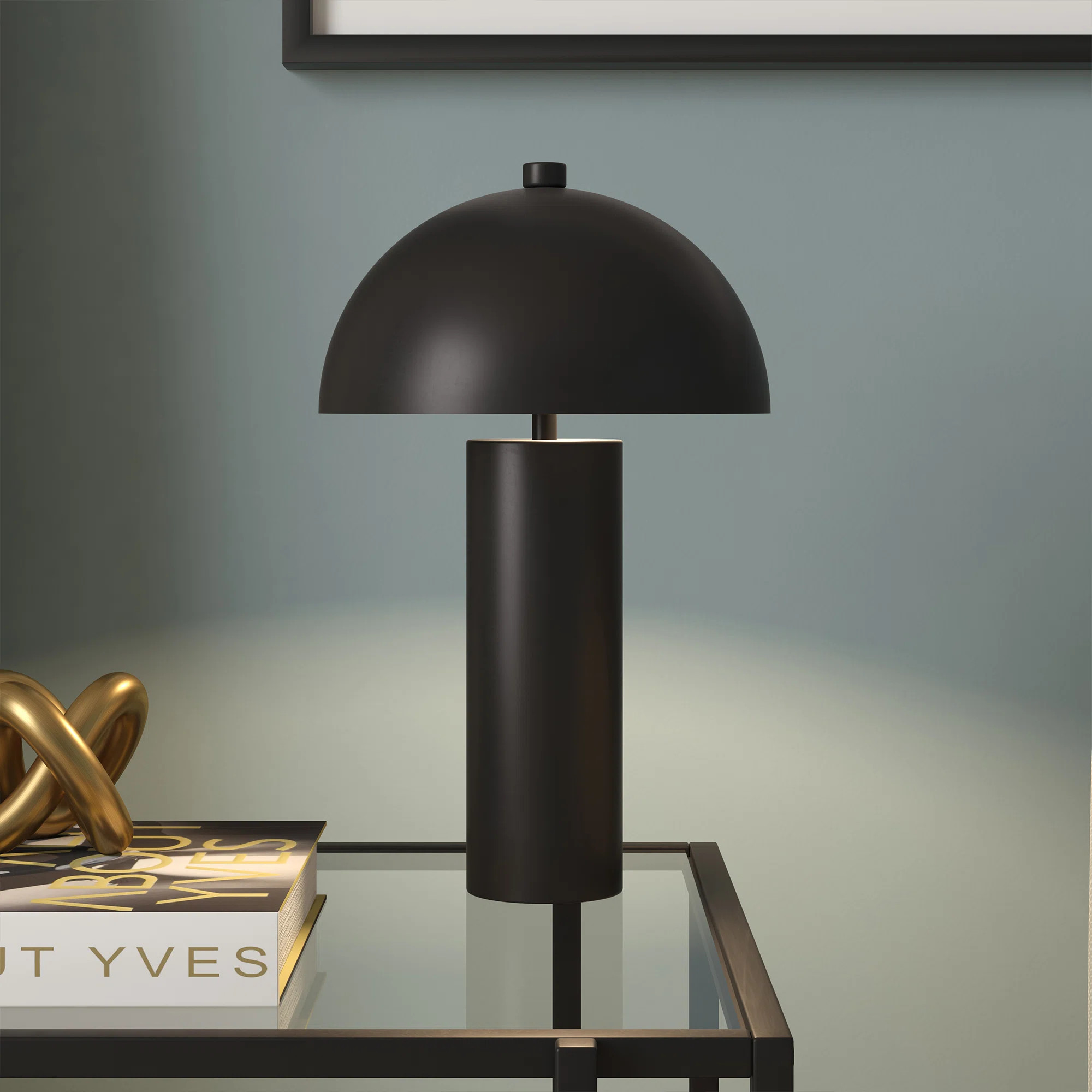 Ebern Designs York 15" Tall Mini Lamp with Metal Shade & Reviews | Wayfair | Wayfair North America