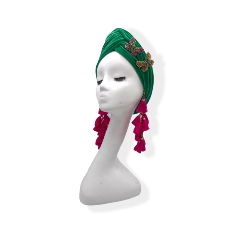Flutter Kelly Chacha Turban | Wolf and Badger (Global excl. US)