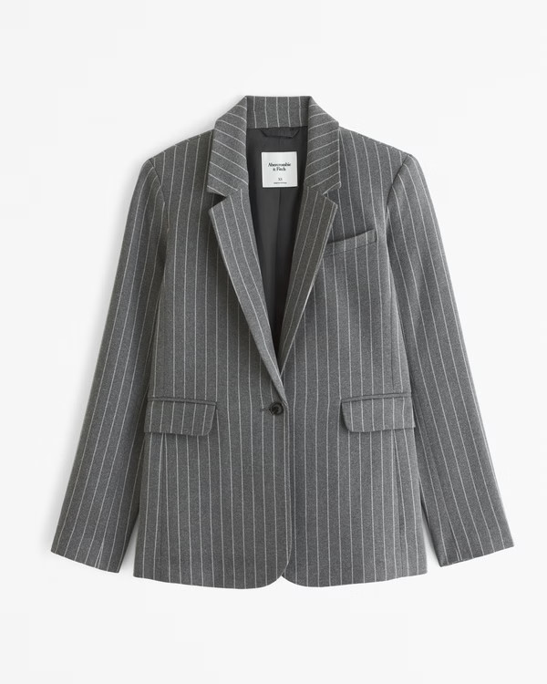Women's Classic Suiting Blazer | Women's Coats & Jackets | Abercrombie.com | Abercrombie & Fitch (US)