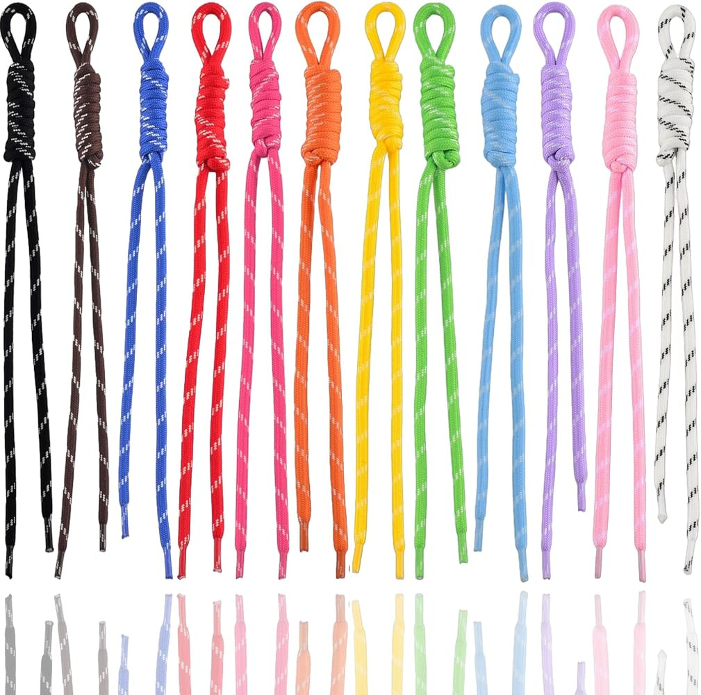Paracord Keychain Paracord Bag Charm 12pcs Braided Nylon Rope Keychain Cord for Bag Purse Backpac... | Amazon (US)