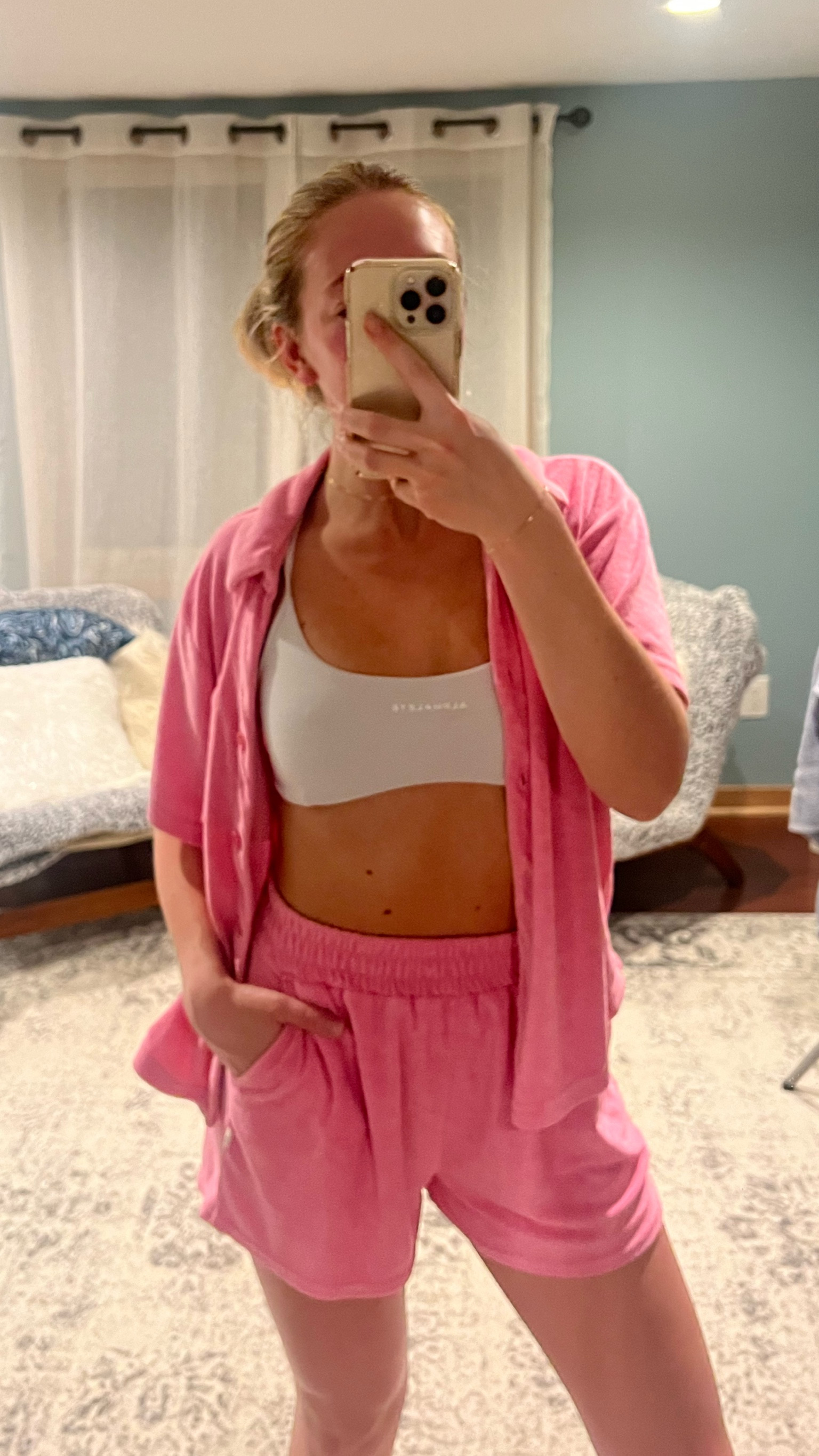 The cutest pink terry lounge set!! 💖 I wore this pink set as pjs/loungewear during a friend’s bachelorette weekend and it worked perfectly. I got it oversized for comfort (usually I’m a small top/medium in bottoms but sized up to large in both). Super soft with a vibrant color!! 

I rented from Fashionpass - use code jessiiirae for a discount!! 💫

#LTKSummerSales #LTKParties #LTKTravel
