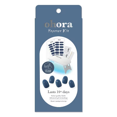 Ohora Gel Nail Art Basic Line Starter Kit - Indigo Blues - 30pc | Target