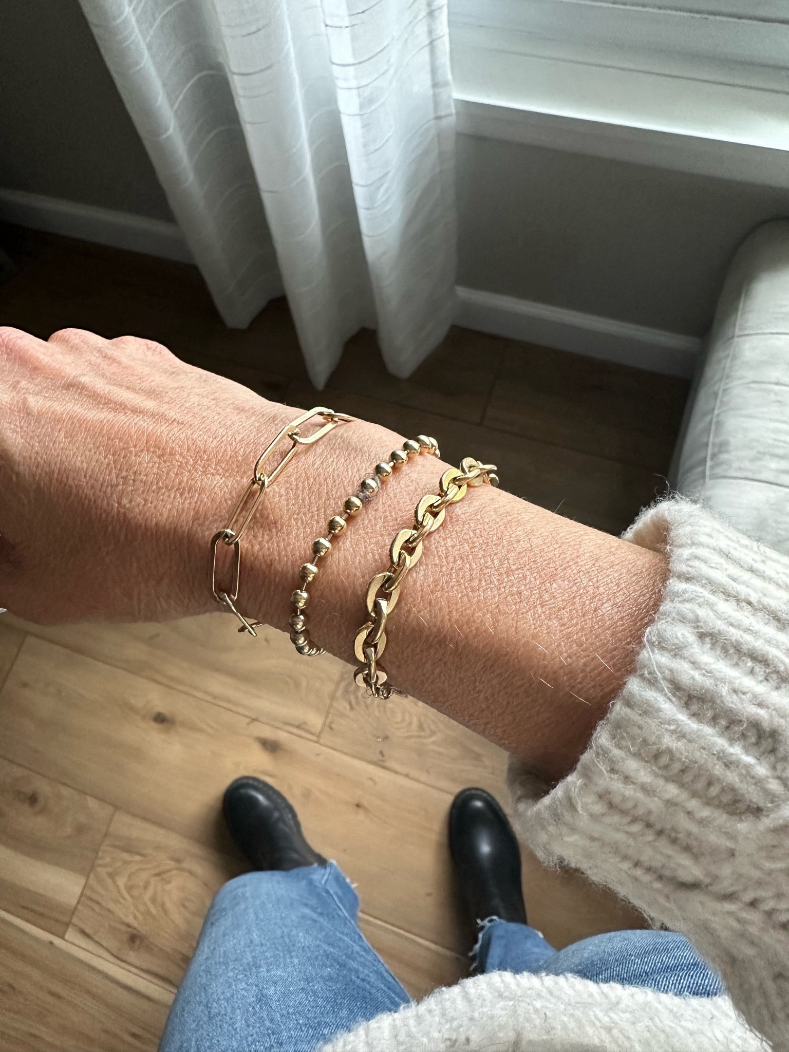 Miranda Frye on sale 20% off! Gold bracelets I wear everyday! Gold cross charm necklace and choker I also love! Sharing my fave stud earrings too! Makes the perfect gift !

#LTKHoliday #LTKsalealert #LTKGiftGuide