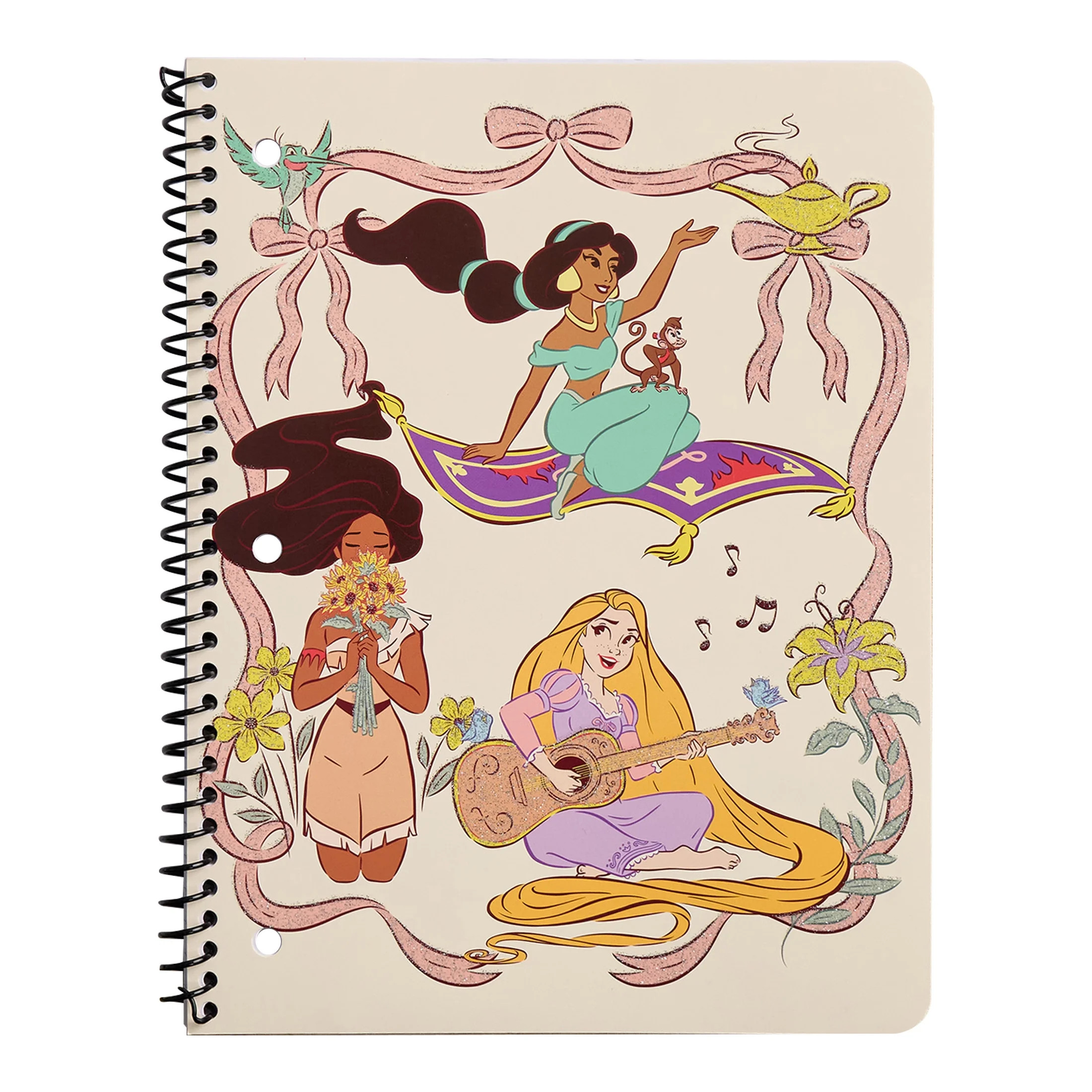 Disney Princess 1-Subject Spiral Notebook, Wide Ruled, 80 Sheets, for Students | Walmart (US)