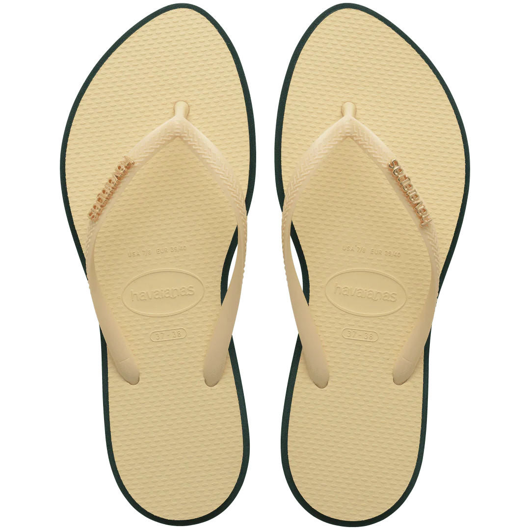Women's Slim Point Flip Flops Pantanal Green | Havaianas | Havaianas