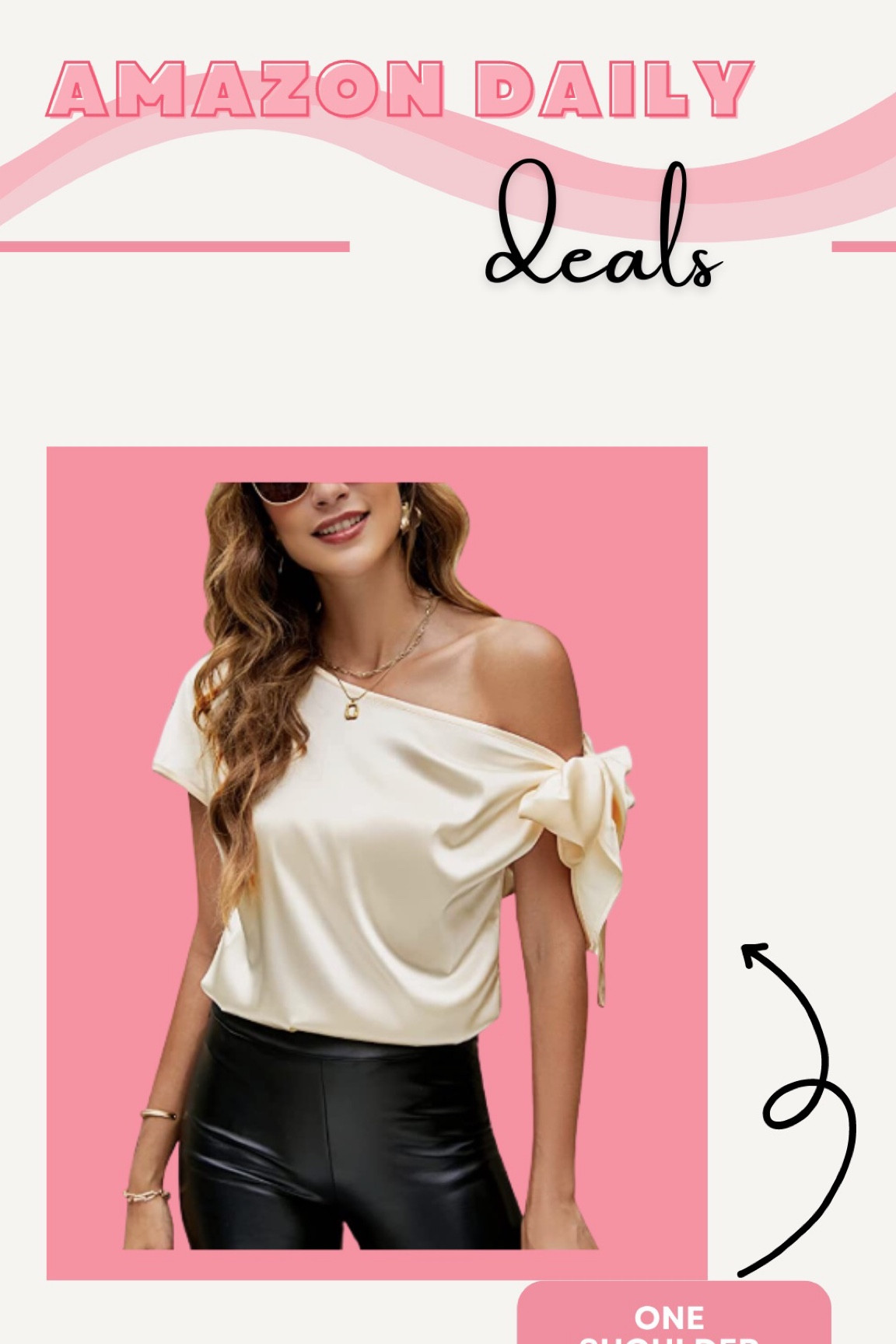 One shoulder top on sale! Work top, one shoulder top, dressy blouse

#LTKunder50 #LTKsalealert #LTKstyletip