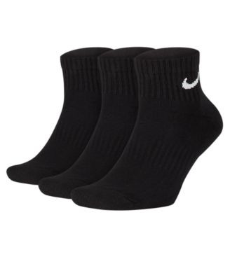 Men's 3-Pk. Quarter Ankle Socks | Macy's