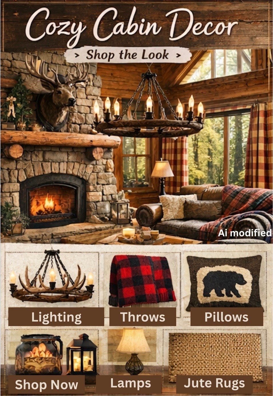Cozy Cabin Decor Ideas | Shop the Look for Rustic Lodge Style

#LTKHome #LTKTravel