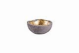 Creative Co-op DA5827-1 Grey Cement Bowl with Gold Leaf Interior | Amazon (US)