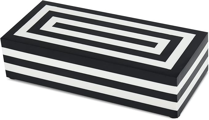 HANDICRAFTS HOME Concentrics Collection Storage Organizer Decorative Box Multipurpose Gift 10x4x2... | Amazon (US)