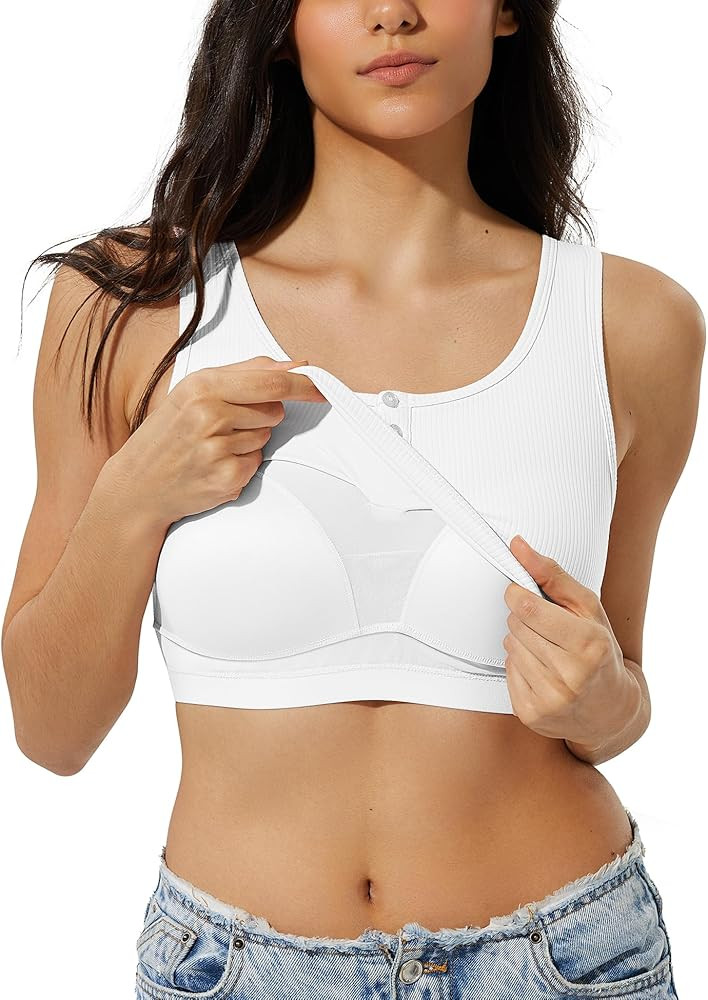 ZeroBound Built in Shelf Bra Tank Crop Top - Square Neck Tank Tops for Women, Basics Going Out To... | Amazon (US)